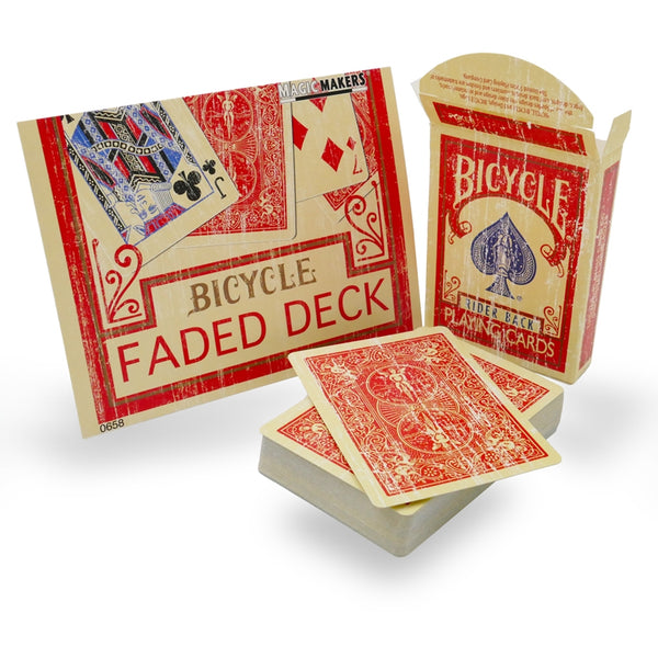 Bicycle Rider Back Faded Deck Eagle Magic Store