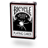 Black Spider Deck - Bicycle - Eagle Magic Store